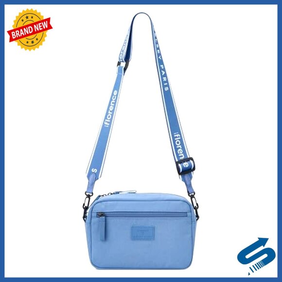 Crossbody Bag Compact Functional Adjustable Strap Interior Pockets Recycled - Picture 6 of 7